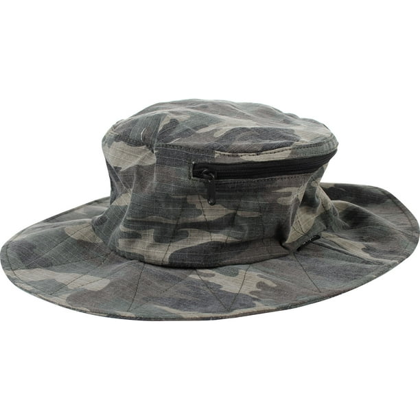 O//S Brixton Mens Bucket Hat Grey//Black